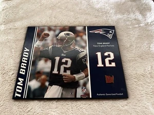 Tom Brady Photograph Wall Art Plaque 10” X 8” Wooden Ready to Hang Authentic NFL - Picture 1 of 2