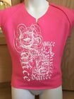 Tias Child  s Extra Small 4/5 Hot Pink Dance Top