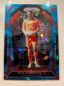 2020-21 Panini Prizm Premier League #6 Dean Henderson Blue Ice Prizm /75