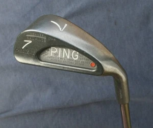 Ladies Ping Karsten 1 # 7  Iron K1 With Original Grip - Orange Lie Angle - Picture 1 of 3