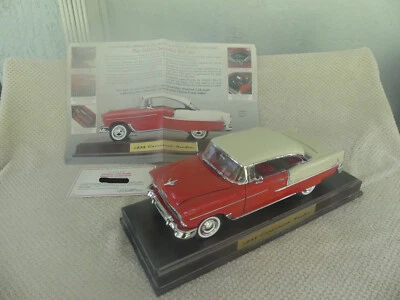 Danbury Mint 1955 Chevrolet Belair Car 1:16, + Ad - Image 1 of 4