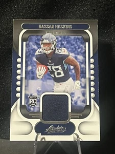 2022 Absolute Hassan Haskins Rookie Patch #ARM-42 - Titans - Picture 1 of 1