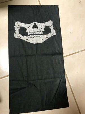 WASHABLE PROFESSIONAL PROTECTIVE STRETCH LONG FACE MASK-CHOOSE COLOR - FREE SIZE - Image 1 of 3