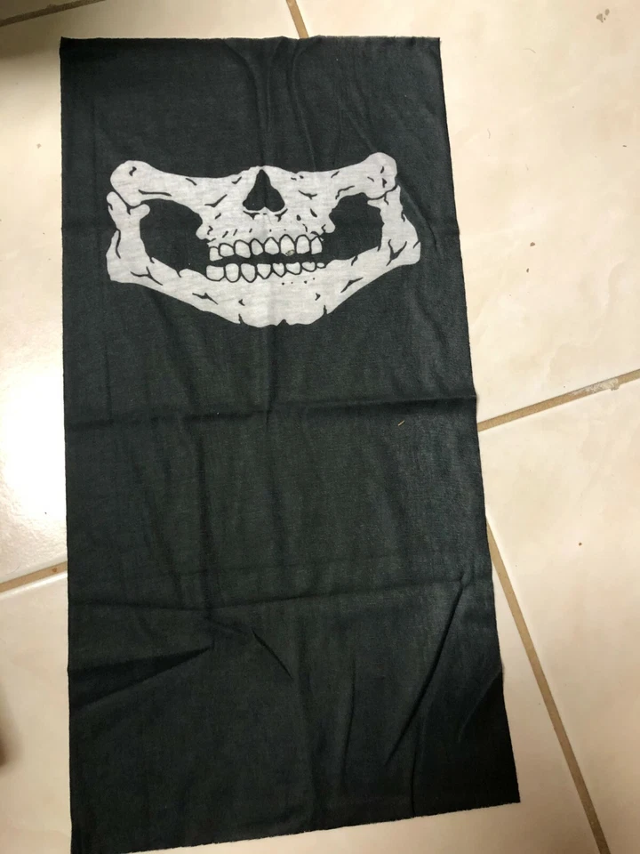 WASHABLE PROFESSIONAL PROTECTIVE STRETCH LONG FACE MASK-CHOOSE COLOR - FREE SIZE - Image 1 of 3