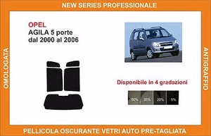 pellicola oscurante vetri pre tagliata opel agila dal 2000 al 2006 post - Afbeelding 1 van 1