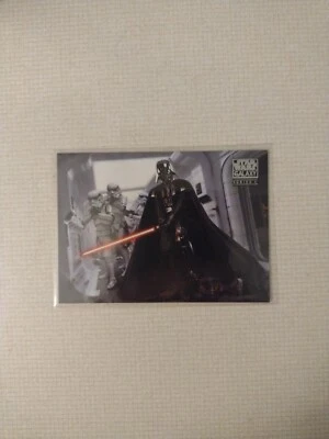 2009 Topps Star Wars Galaxy Series 4 Characters Darth Vader #4 4et - Image 1 of 4
