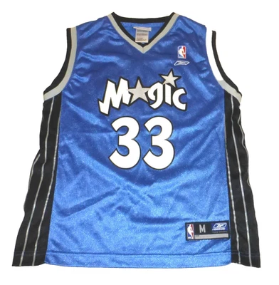 Camiseta deportiva juvenil Reebok Orlando Magic #33 Grant Hill talla: mediana (10-12) LEER Foto 1 de 4
