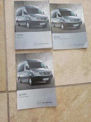 2011 Mercedes Benz Sprinter 2500 3500 Van Owner Operator Manual Set Extended - Image 1 of 4