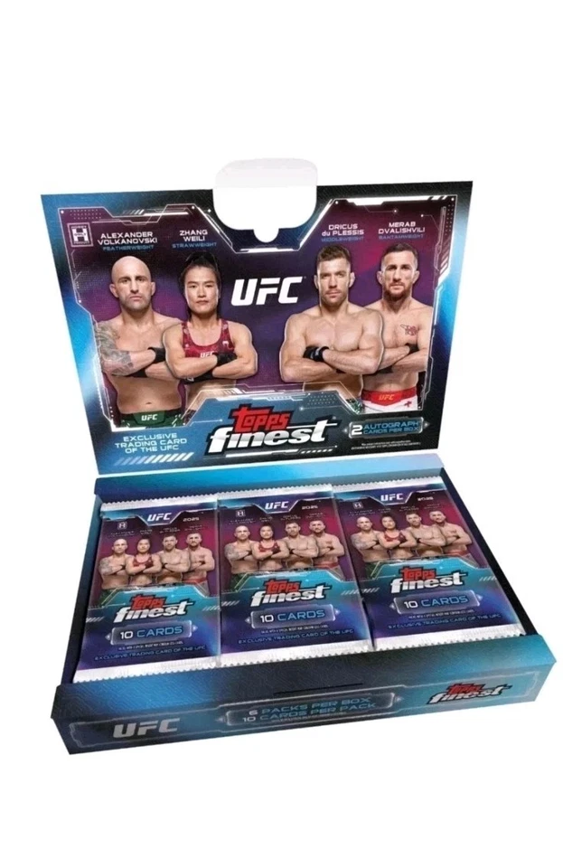 2025 Topps Finest UFC Hobby Box - Factory Sealed - Image 1 of 1