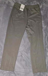 Neu mit Etikett Zara Damen grau Smart Jogginghose Größe Medium Stretchstoff - Bild 1 von 15