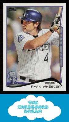 Ryan Wheeler 2014 Topps #352 Colorado Rockies Baseball Card - Image 1 of 2