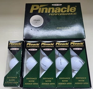 Nuevas pelotas de golf Pinnacle Performance blancas distancia con giro añadido - Imagen 1 de 1