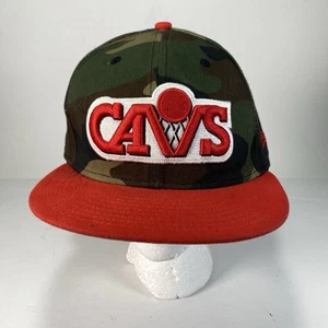 Cleveland Cavaliers Hat Cap Snap Back Camo New Era NBA Basketball Cavs Mens - Picture 1 of 13