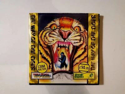 The Way of The Tiger, Diskette Box Commodore C64 mit Anleitung, Top Zustand - Bild 1 von 4