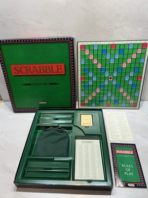 SCRABBLE Deluxe Turntable Board Edition with Electronic Timer 1988 Spears Games - Image 1 of 4