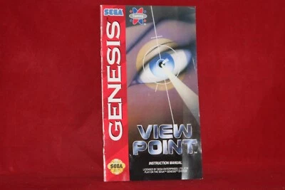 Manual Only, Viewpoint (Sega Genesis, 1994) Authentic Instruction - Image 1 of 3