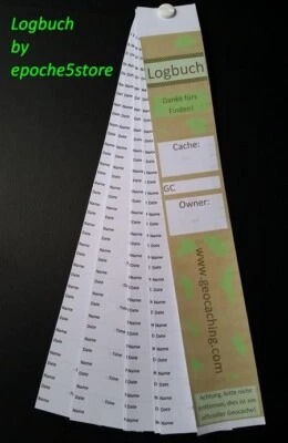 Mega libro de registro de geocaching para 1050 registros, escondite de libro de registro - Imagen 1 de 2