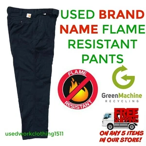 USED Flame Resistant FR Work Pants Cintas Redkap CARHARTT Unifirst G&K etc - Picture 1 of 7