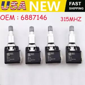 4x NEW OEM RDC, TPMS Tire Pressure Sensor For 16-20 BMW 6887146,6872801,6876956 - Picture 1 of 6