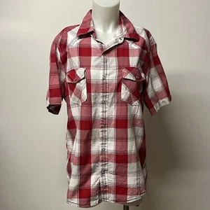 Western Shirt Top Womens Size Large Vintage Pearl Snap - Picture 1 of 11