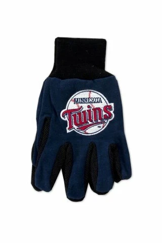 FOCO MLB Minnesota Twins Embroidered Utility Gloves Pair One Size Fits Most Cover