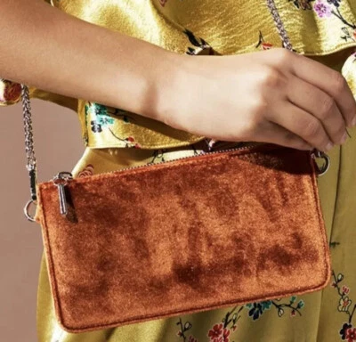 Urban Outfitters ROSIE ретро бархата через плечо застежки ржавчины новый без ЯРЛЫКОВ $39 - Изображение 1 из 4