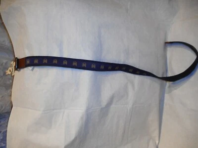 Cinturón Cherokee Azul Calavera y Hueso Cuero/Tela Talla XL Foto 1 de 4