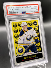2015-16 O-Pee-Chee Update Jack Eichel Rookie Retro U50 PSA 10