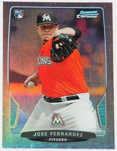 2013 Bowman Chrome Refractor #103 Jose Fernandez Miami Marlins RC Rookie Karte - Bild 1 von 2