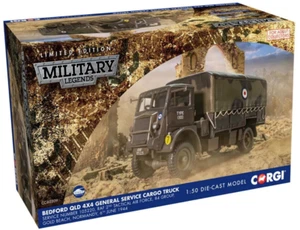 Corgi Bedford QLD 4X4 General Service Cargo Truck - RAF 1:50 Die-Cast CC60309 - Picture 1 of 3
