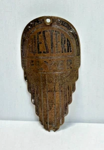 Original Prewar Western Flyer Bicycle Head Badge Western Auto Stores - Picture 1 of 7
