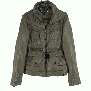 Tommy Hilfiger Verde Piumino Imbottito Cappotto Giacca Taglia XS - Foto 1 di 10
