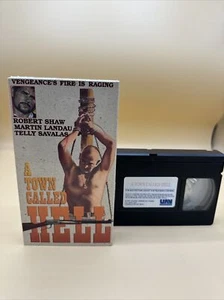 A TOWN CALLED HELL VHS Good Times Home Video Robert Shaw Telly Savalas - Picture 1 of 5