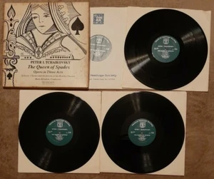 Tchaikovsky The Queen of Spades Opera in Three Acts 4 LP set Khaikin MHS 3865/68 - Picture 1 of 12