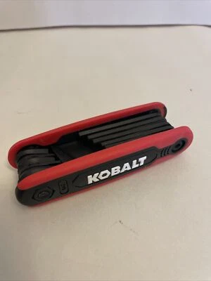 Kobalt  8-Key Folding Hex Key Set, Metric - Image 1 of 4