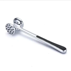 Heavy-Duty Stainless Steel Meat Tenderizer - Perfect for Steaks & Poultry - Picture 1 of 5