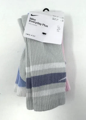 CALCETINES NIKE ' DAILY PLUS CREW 'AZUL/ROSA' MUJER 4-6, JUVENIL 3Y-5Y ' COJÍN Foto 1 de 3