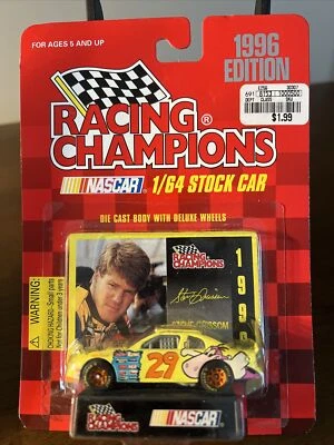 1996 EDITION Racing Champions NASCAR 1/64 STOCK CAR * STEVE GRISSOM #29 * New - Image 1 of 4