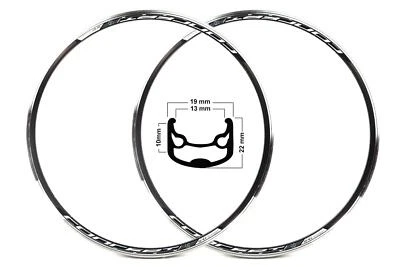 2 Stück 28 Zoll MACH1 Concept Rennrad Fixi Felge Felgenring V-Brake 622x13 - Bild 1 von 4
