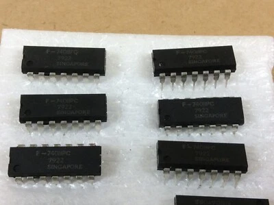 Lote de (6) F7408PC Fairchild DIP14 NOS 😁 Nuevo Foto 1 de 4