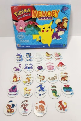 Rare Nintendo Gameboy Pokémon Memory Game Vintage 1999 Milton Bradley Missing 1 - Image 1 of 3