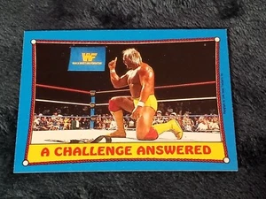 1987 Topps: WWF - #36 "A Challenge Answered" - 'Hulk Hogan' - Picture 1 of 2