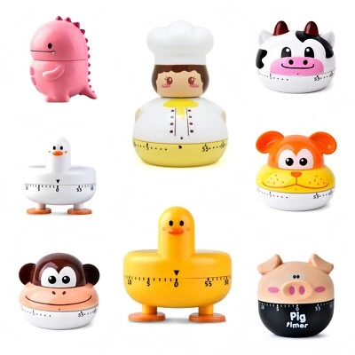 Mechanical Kitchen Timer 60min Countdown Cooking - Image 1 of 4