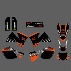Motocross Team Graphics Kit Fit For KTM EXC 250 300 350 400 520 2001 2002 - Picture 1 of 2