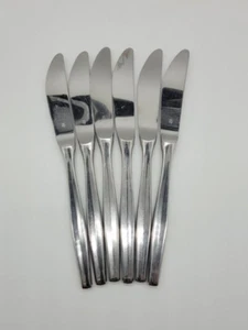 WMF FRANKFURT 6 Messer Menümesser Cromargan Gebraucht Note 3 - Bild 1 von 2