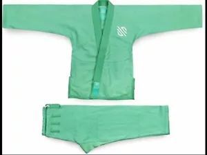 SANABUL Jiu Jitsu Gi Jacke und Hose Größe W1 Ostern Grün, Tae Kwondo, BJJ - Bild 1 von 3