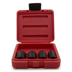 Worn/Damaged Lug Nut, Wheel Lock, Locking Lugs Remover 4 Piece Socket Set - Picture 1 of 4