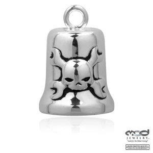 "Harley Davidson HD Riding Bell campana de la suerte Ridebell ""Crossed Wrenches & Skull" - Imagen 1 de 1