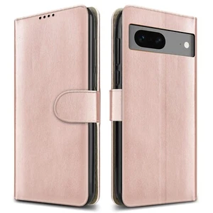 Rose For Google Pixel 10/10 Pro Case, Slim Leather Wallet Flip Stand Phone Cover - Picture 1 of 6