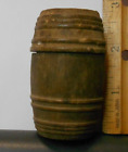 Antique WASHBURN CROSBY Co. "Superlative" Flour Wooden Barrel with Lid 2 1/2" Ta